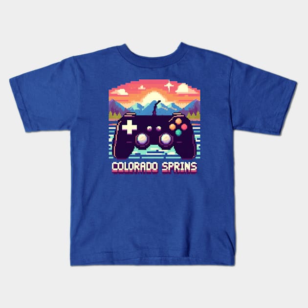 Colorado Springs Gamer Kids T-Shirt by Americansports